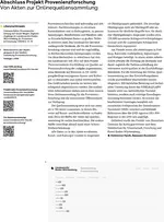 Abschluss Projekt Provenienzforschung: Von Akten zur Onlinequellensammlung